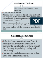 Communication Defined
