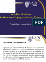 Distribuciones Hipergeométria y Poisson