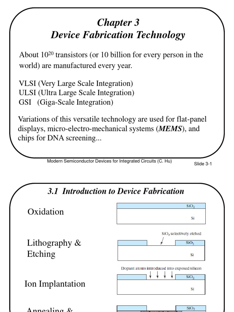 Semiconductor Device Fabrication Techniques | PDF | Photolithography ...