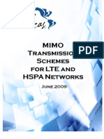Mimo Transmission Schemes for LTE and HSPA Networks June-2009