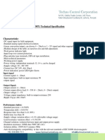 WP: 9071 Technical Specification: Input Signal