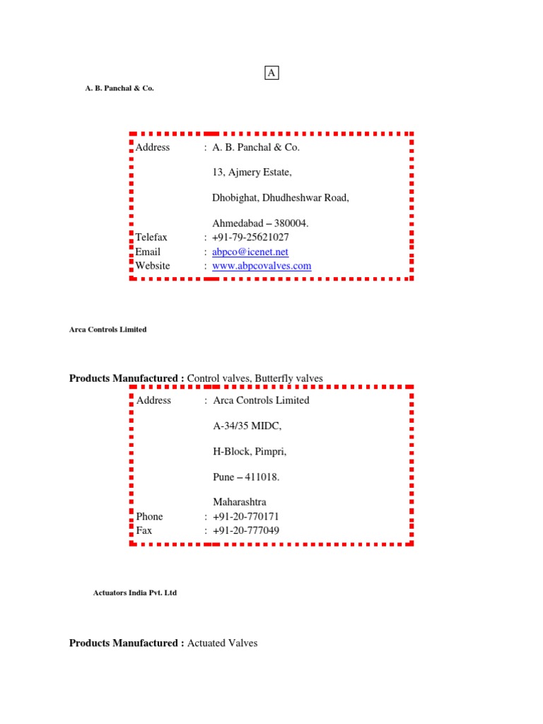 Valves Manufacturers List In India Valve Mechanical Engineering