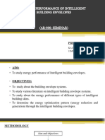 Energy Performance of Intelligent Building Envelopes