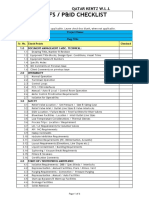 PID Check List