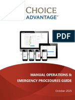 Manual Operations & Emergency Procedures Guide: October 2015