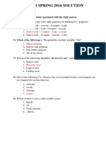 Exam 1 Spring 2016 Solution: 3. Source Code - Compile - Link - Execute