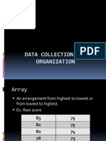 Data Collection and Organization