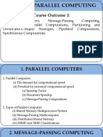 Course Outcome 1:: 15Cs4180 - Parallel Computing