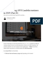 Benchmarking AWS Lambda Runtimes in 2019 (Part II) - The Agile Monkeys Journey - Medium