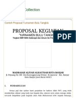 Contoh Proposal Turnamen Bulu Tangkis PDF