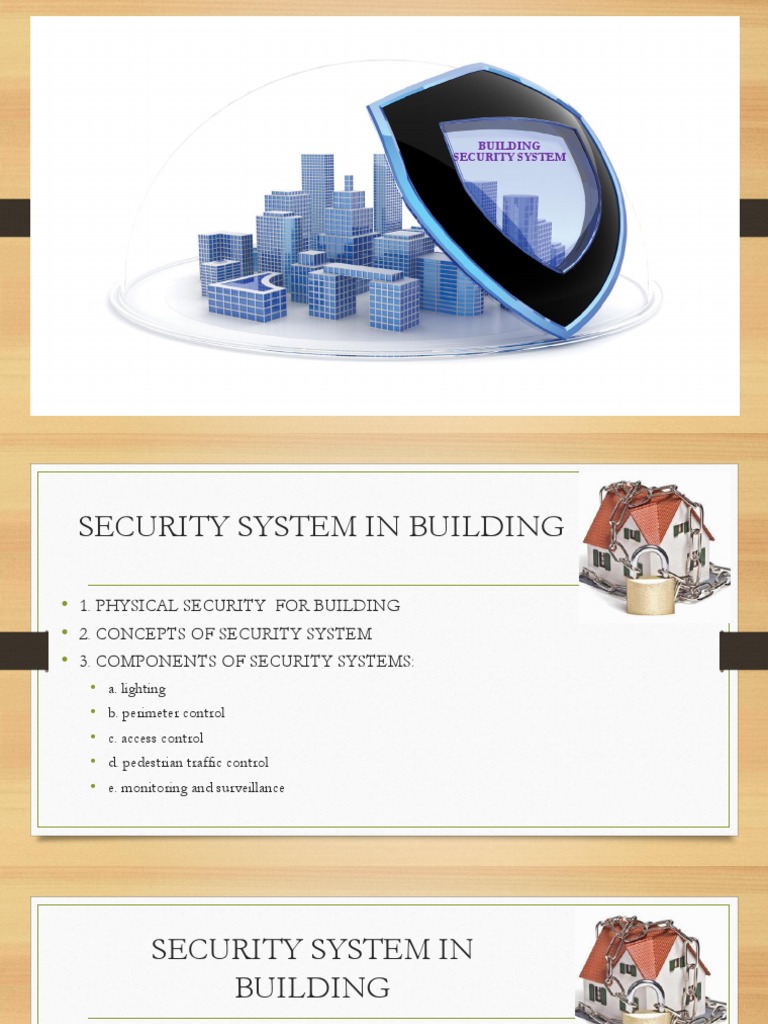 TOPIC 5 Building Security System PDF Access Control Physical Security
