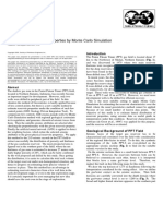 Estimation of Reservoir Properties by Monte Carlo Simulation