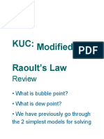 Kuc: Modified Raoult's Law: Review