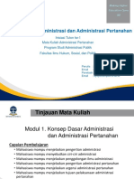 Materi Inisiasi 1 Konsep Dasar Administrasi Dan Administrasi Pertanahan