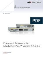 X230 Series: Command Reference For Alliedware Plus™ Version 5.4.6-1.X