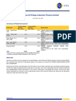 Arvind Pipes & Fittings Industries Private Limited: Summary of Rated Instrument
