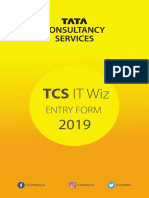 Tcs It Wiz: Entry Form