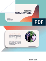 Kode Etik Pramuwisata