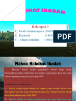 Kel.1.Hakikat Ibadah