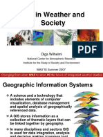 GIS in Weather and Society - Wilhelmi