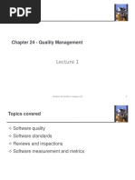 1 Chapter 24 Quality Management