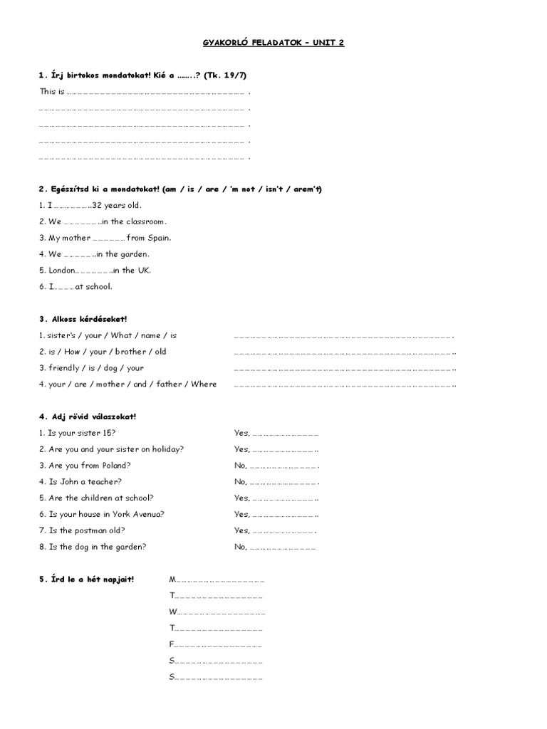 Project 1 Unit 2 | PDF