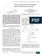 Shunt Active Power Filter For Power Quality Improvement in Distribution Systems