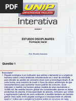 Interativa Estudos Discipllinares 