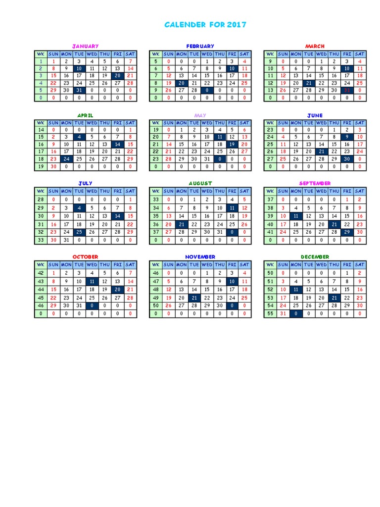Calendar | PDF
