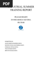 Industrial Training Report Doordarshan