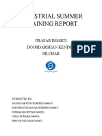 Industrial Training Report Doordarshan