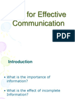 Tips For Effective Communication