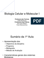 1 Aula Biologia Celular e Molecular