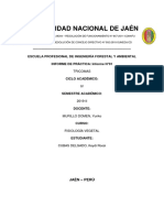 Universidad Nacional de Jaén Informe Práctica Fisiología Vegetal Tricomas
