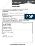 Your Hospital - Seeing Inside: Learning Objective Answer