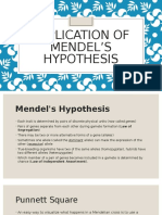 Application of Mendel'S Hypothesis