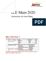 Jee Main-20 Form Filling