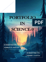 Science Portfolio and Reflection (Grade 9)