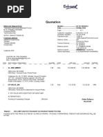 Quotation: Sales Balance