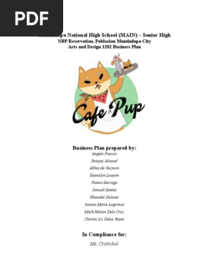 Cafe business plan