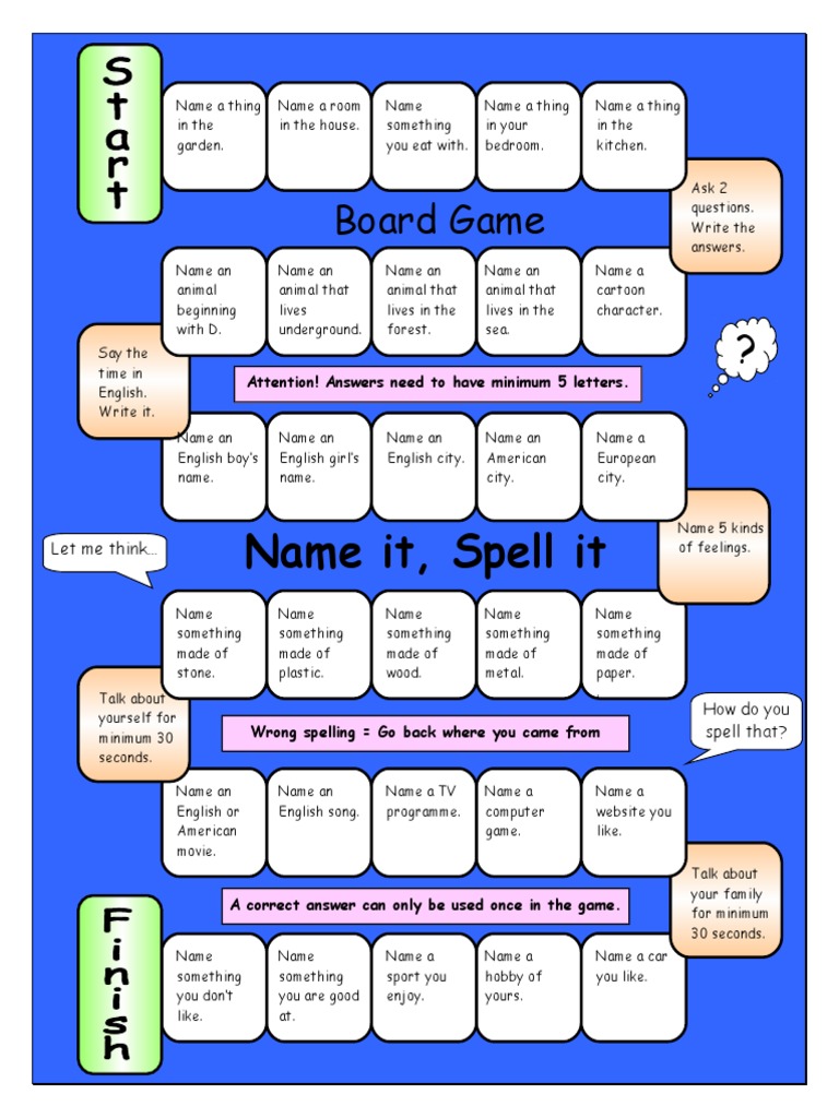 Name It: A Fun Word Game | PDF