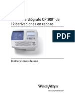 Electrocardiógrafo CP 200 de 12 Derivaciones en Reposo