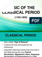 Music of The Classical Period