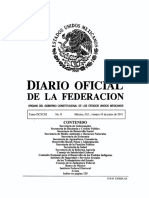 Diario Oficial Federación Ejemplo