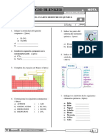 Examen - Química - II Ciclo- Diciembre