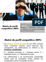 Cómo analizar los competidores clave y sus fortalezas y debilidades con una matriz de perfil competitivo (MPC