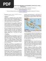 Reservoior Modeling Lahendong