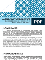 Sistem Pendukung Keputusan Pemilihan Makanan Bagi Anak Berdasarkan