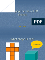 Identifying The Nets of 3D Shapes: Mrs J Jones