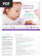 Baby Food Full Report